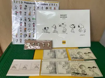 미사용 새상품 스누피 뮤지엄 세트
