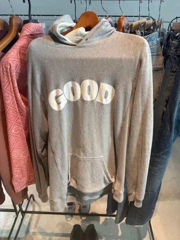 굿이너프 후드티 GOOD 프린트 리버서블 사이즈 XL