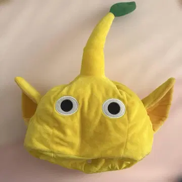 피크민 코스튬 모자 옐로우 컬러