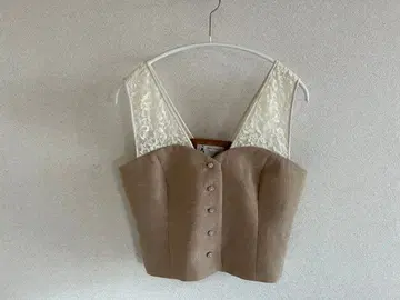 leur logette / 뷔스티에 레이스 x 비쥬 버튼