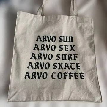 ARVO CAFE 아보 하와이 한정판 토트백