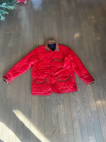 헬리한센 다운 자켓 레드 네이비 리버서블