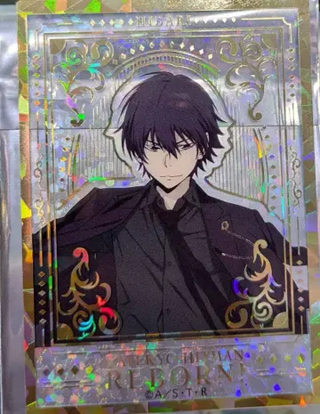 가정교사 히트맨 REBORN 이어폰 콜라보 클리어 카드 홀로그램 히바리