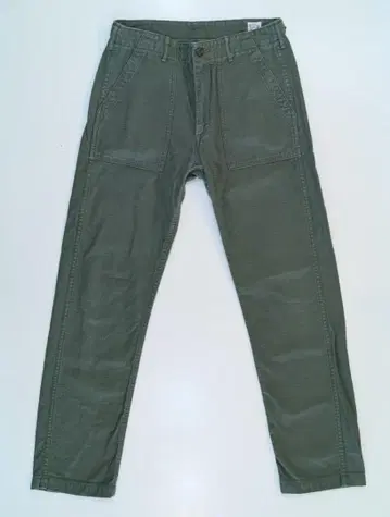 orSlow 베이커 팬츠 퍼티그 팬츠 일본제 올리브 M(2)