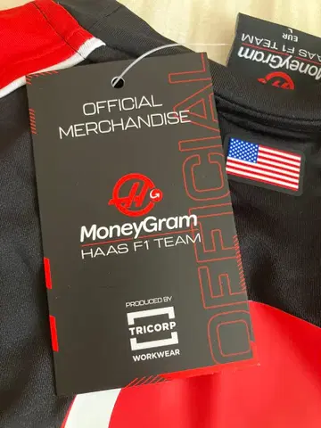 사인 포함 베어맨 오콘 하스 머니그램 T셔츠 F1