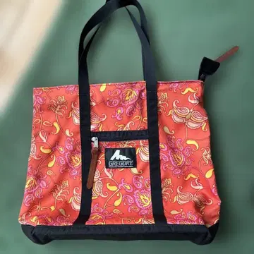 구택 GREGORY 그레고리 토트백 페이즐리 무늬 MADEIN USA