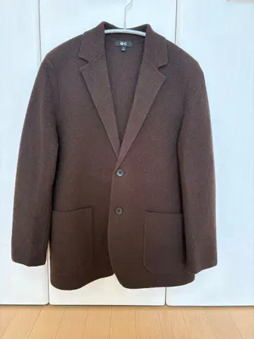 유니클로 C 니트 자켓 브라운 S 사이즈