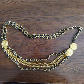 J&R 제이&아르 체인 벨트 골드