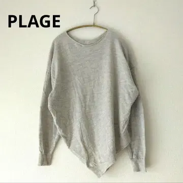 PLAGE 플라주 변형 울 니트 그레이