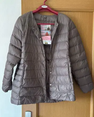 프리미엄 라이트 다운 자켓 브라운 L