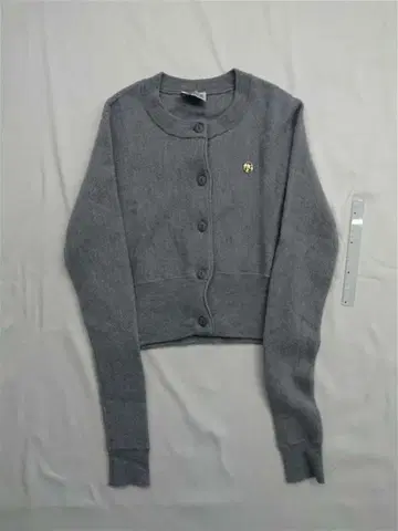 마리떼 프랑소와 제르보 그레이 크롭 가디건 긴팔 Free