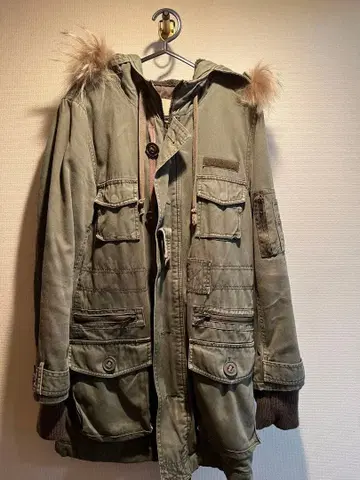 BACK NUMBER 모즈 코트 L 사이즈 올리브