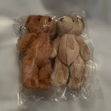 극단 사계 베어 마티네 소와레 2024 볼체인 봉제 인형 2체 세트