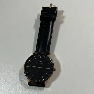 Daniel Wellington 아날로그 시계 블랙