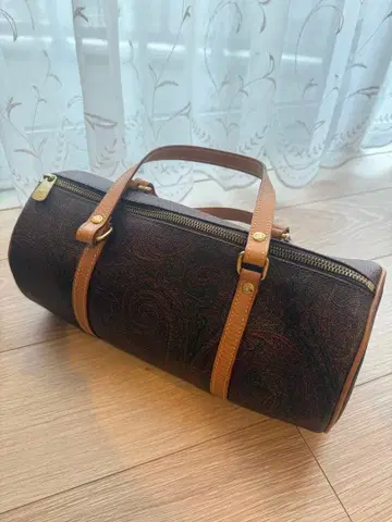 [ 에트로 ETRO ] 페이즐리 무늬 브라운 핸드백 미니 보스턴