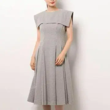 celford 셀포드 플레어 컬러 핏&플레어 원피스 36 사이즈