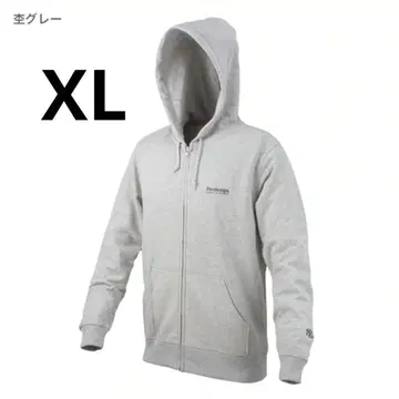 2025 신상품 파즈 디자인 ZIP 후드티 그레이 XL 사이즈