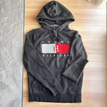 TOMMY HILFIGER 블랙 후드티 L 사이즈