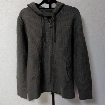 JOSEPH 풀 집업 후드티 46 올리브 그린