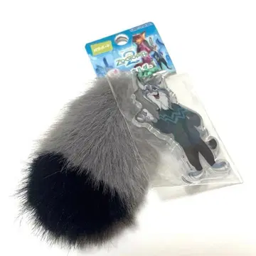 디즈니 주토피아2 파우버트 꼬리 달린 키링 스트랩