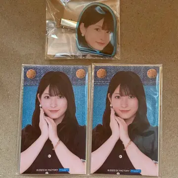 모닝구무스메.'25 Denim 모바가챠 키타가와 리오 페이스 클립