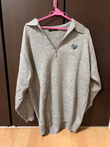 EMODA 에모다 하프 지퍼 오버 미니 원피스