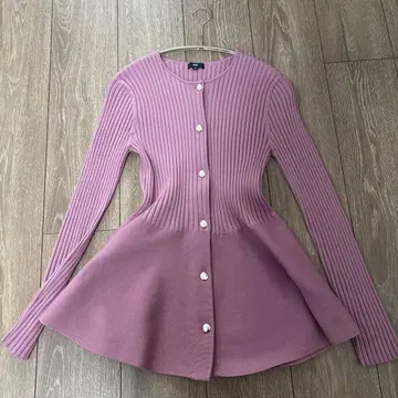 PLST M 사이즈 핑크 가디건