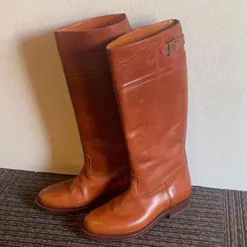 원가 42000엔 파란코 승마 부츠 롱 부츠 버클 포함