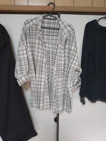 soulberry 체크 무늬 셔츠 원피스