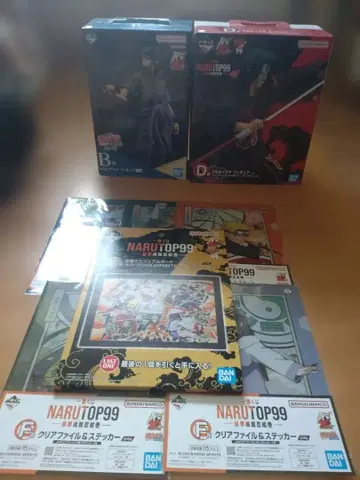 NARUTO TOP99 이타치 사스케 피규어 세트 라스트 원