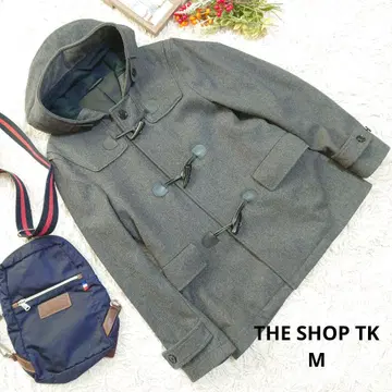 컨디션 최상 [ THE SHOP TK ] 더플 코트 ( M ) 그레이