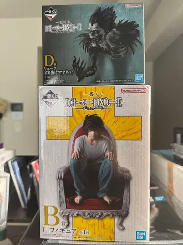 DEATH NOTE 류크 & L 피규어 제일복권 세트