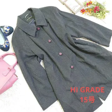 새상품급 캐시미어 100% HI GRADE 체스터 코트 (XL) 그레이