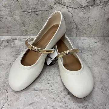 [ 새상품 ] ZARA 메탈 스트랩 발레 슈즈 35 메리 제인