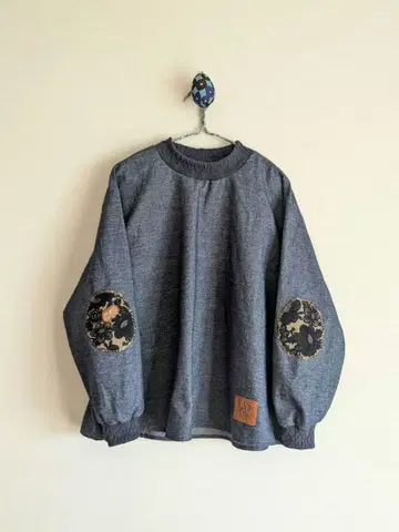 엘르 엘보 패치 풀오버 미나 페르호넨 핸드메이드