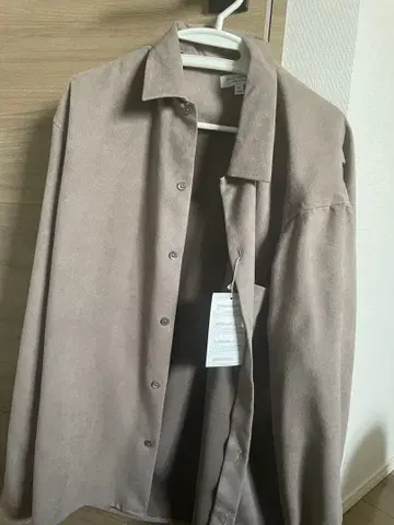 BEAUTY&YOUTH 스웨이드 터치 레귤러 카라 긴팔 셔츠