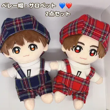 [빨간색 파랑] Hey!Say!JUMP 꼬마 인형용 베레모 살로펫
