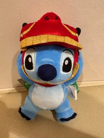스티치 봉제 인형 키링 사자춤 NEW YEAR STITCH2026