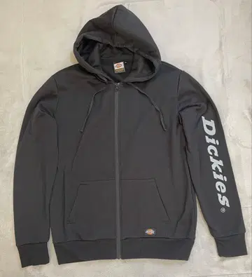 Dickies 블랙 집업 후드티