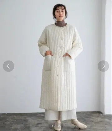 A part by/apart by lowrys 퀼팅 롱 코트