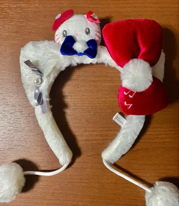 USJ 크리스마스 한정판 산리오 헬로키티 머리띠