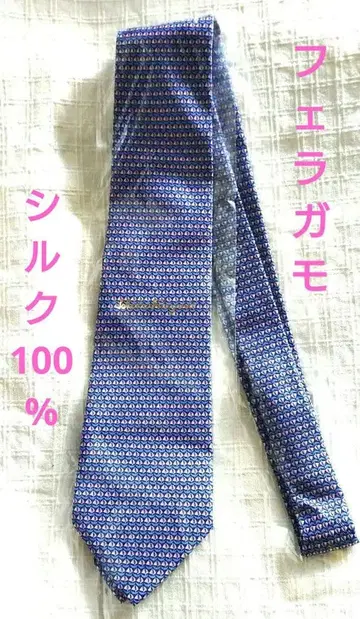 페라가모 넥타이 실크 100% 미사용