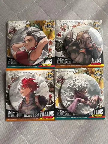 히로아카 원화전 컬렉션 캔뱃지 4개 세트