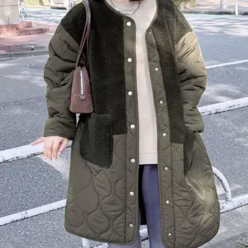 reca 노카라 코트 카키 M 사이즈