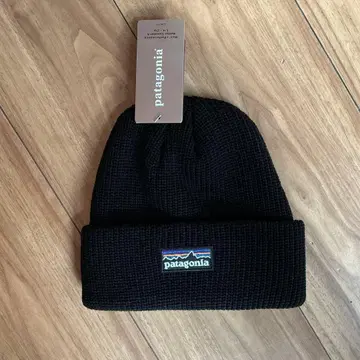 patagonia 키즈 니트 모자 블랙 새상품