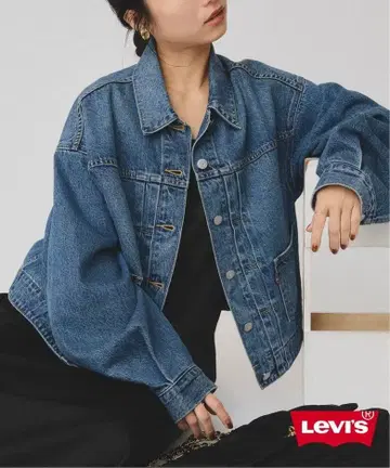 리바이스 SLOBE 별주 데님 자켓 택 포함 새상품