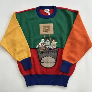 CASTELBAJAC 까스텔바작 골프 니트 긴팔 일본제