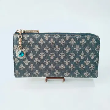 N12 미사용품 패트릭 콕스 장지갑 가죽 데님 패턴