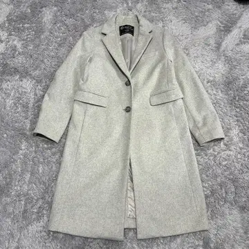 SLOBE IENA 캐시미어 블렌드 울 롱 코트 그레이