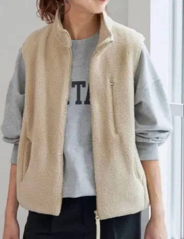 스픽 앤 스팬 라이트 보아 지퍼 베스트 38